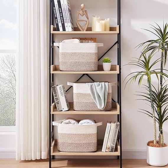 OIAHOMY Storage Basket, Woven Baskets for Storage - Image 3